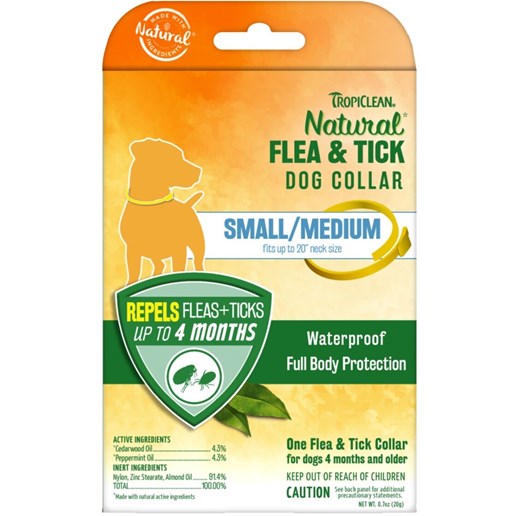 TropiClean Natural Flea and Tick Collar for Small Dogs