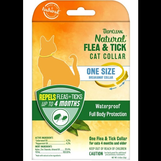 TropiClean Natural Flea and Tick Collar for Cats
