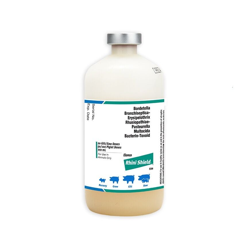 Elanco Rhini Shield TX4 Swine Vaccine, 100-ml