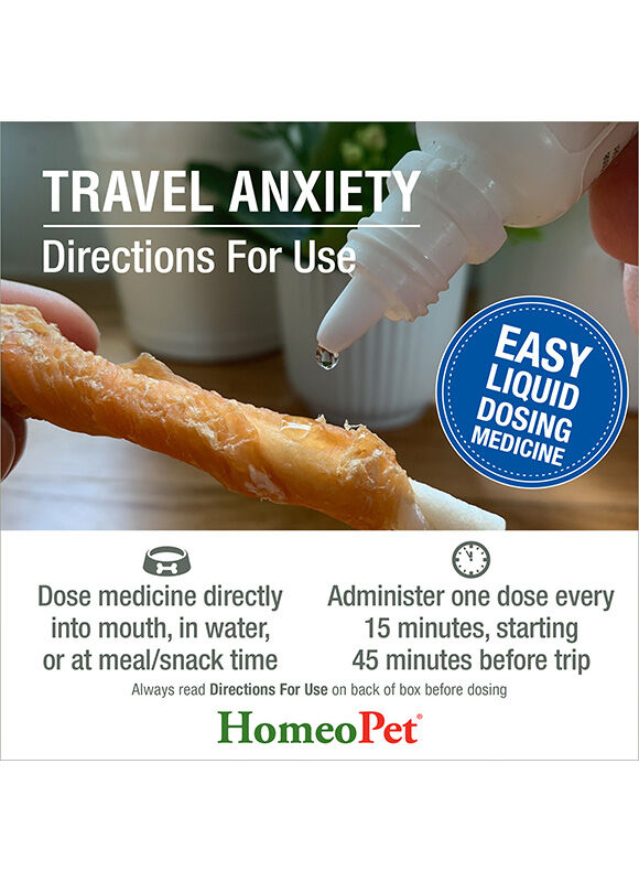 HomeoPet Travel Anxiety, 15-mL