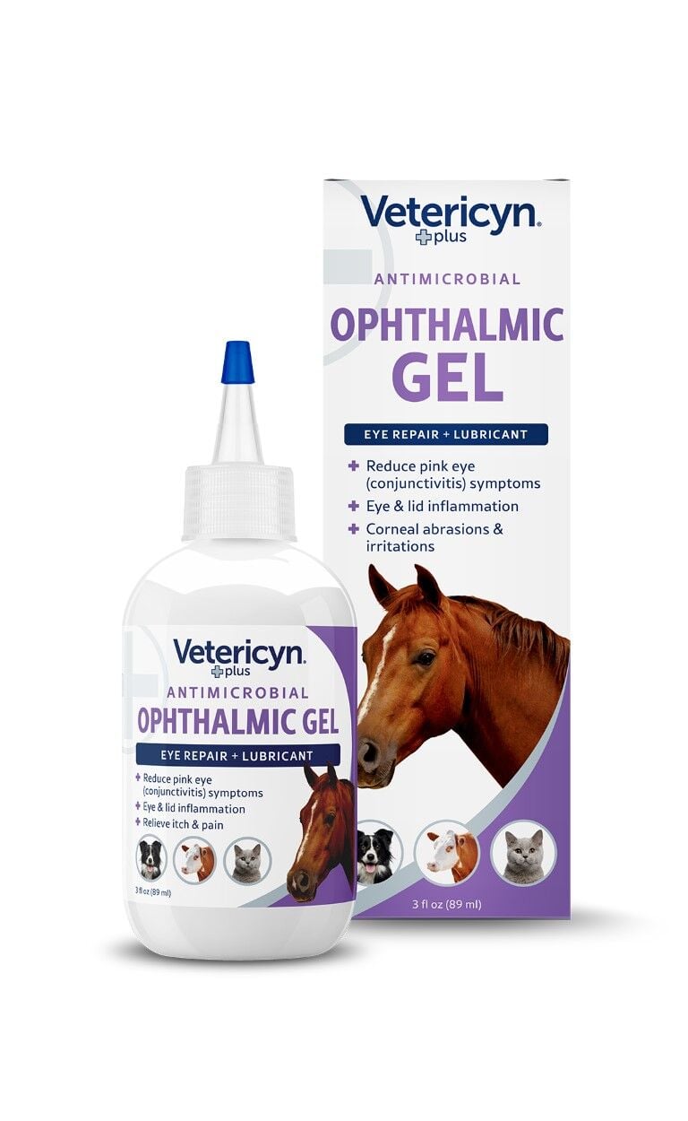 Vetericyn Plus Antimicrobial All Animal Antimicrobial Ophthalmic Gel, 3-Oz