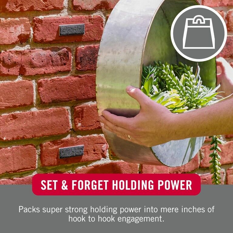 Velcro Extreme Lock Mounting Strips, 3-In x 1-In, 4-Pk