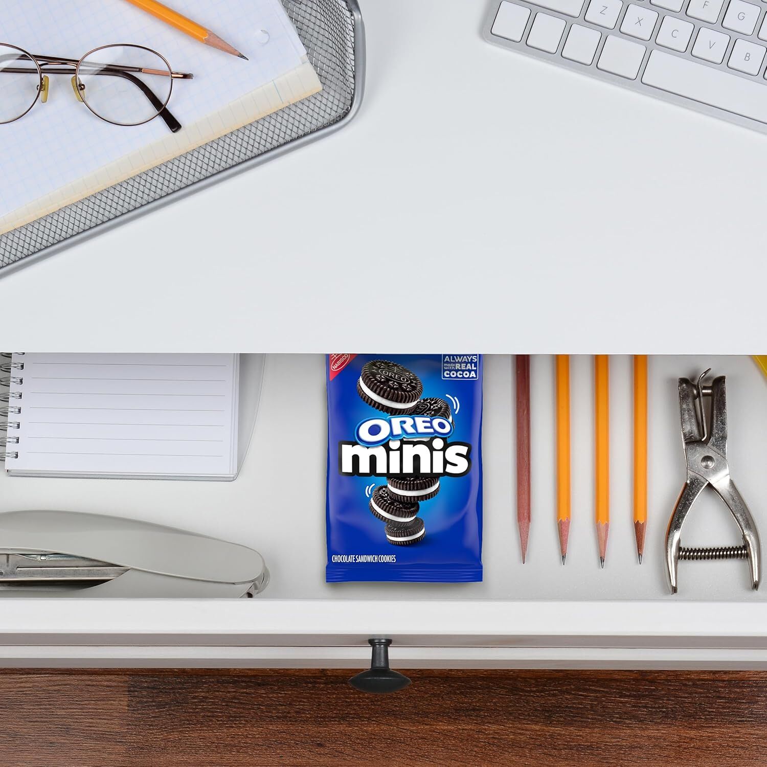 OREO Minis Chocolate Sandwich Cookies, 3-Oz