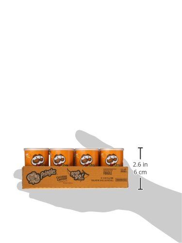 Pringles Cheddar Cheese Potato Chips, 2.5-Oz