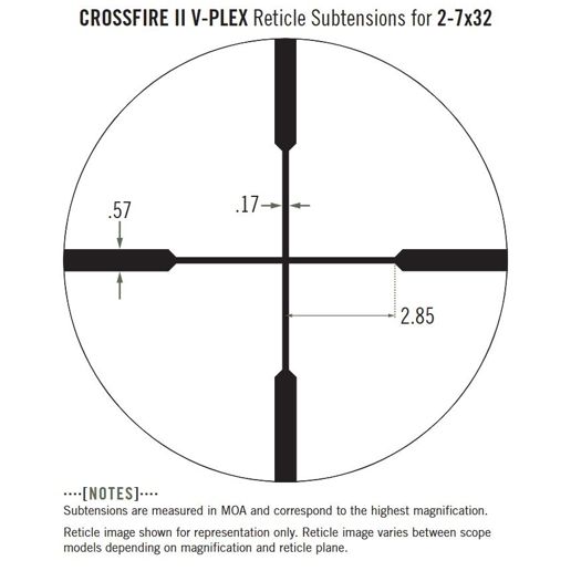 Vortex Crossfire Ii Rimfire Vortex Crossfire II 2-7x32mm Rimfire Riflescope