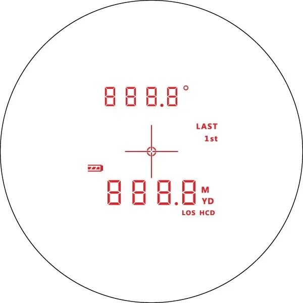 Vortex Crossfire HD 1400 5x21mm Rangefinder