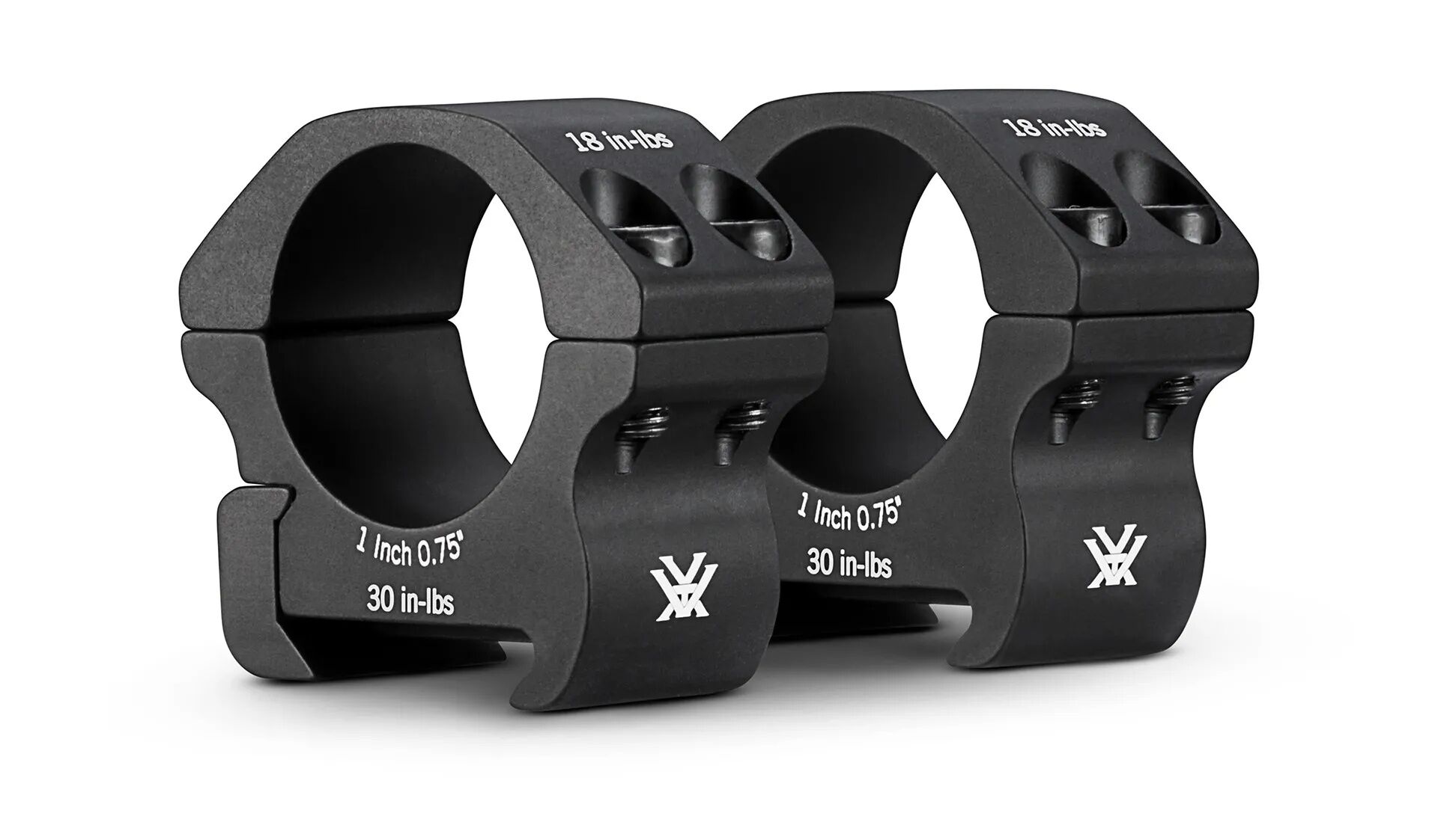 Vortex Pro Series Low 2-Piece Scope Rings, 1-In