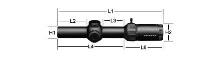 Vortex Strike Eagle 1-6x24mm Riflescope