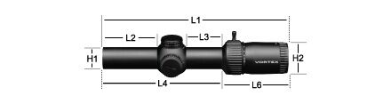 Vortex Strike Eagle 1-8x24mm Riflescope