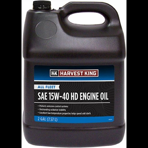 Harvest King 2 Gallons All Fleet SAE 15W-40 Hd Engine Oil