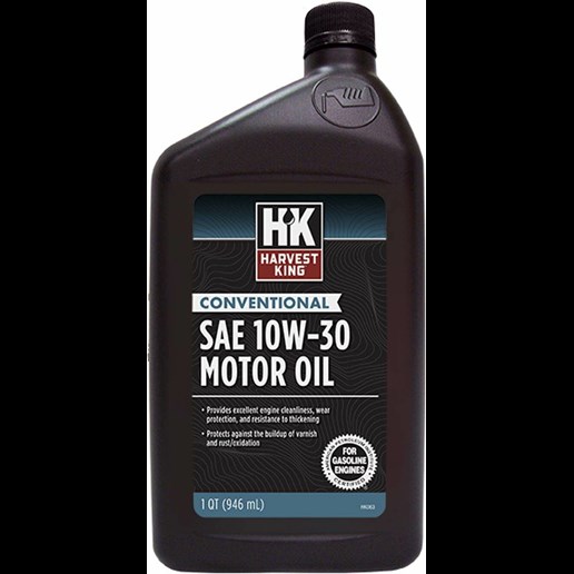 Harvest King 1 Quart Conventional SAE 10W-30 Motor Oil
