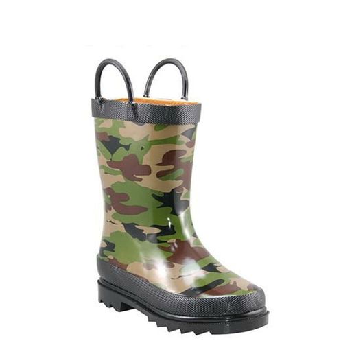 Kid's Camo Rain Boot in Green Kids' Footwear Western Chief
