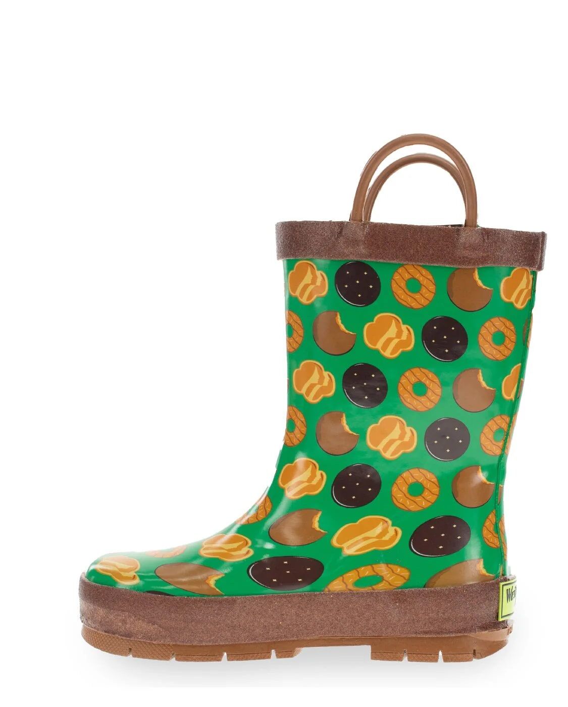 Western Chief Kids' Girl Scouts It's Raining Cookies Rain Boot