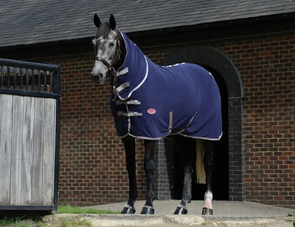 WeatherBeeta Navy/Silver/Red Anti-Static Fleece Cooler Combo Neck, 69-In