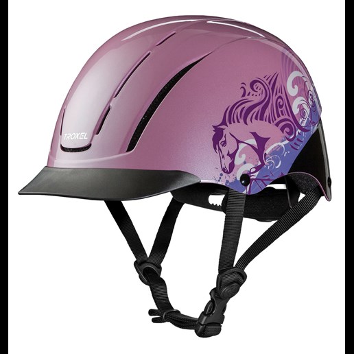 Troxel Spirit Riding Helmet in Pink Dreamscape, Large