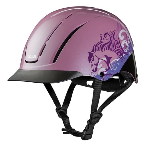 Troxel Spirit Riding Helmet in Pink Dreamscape, Medium