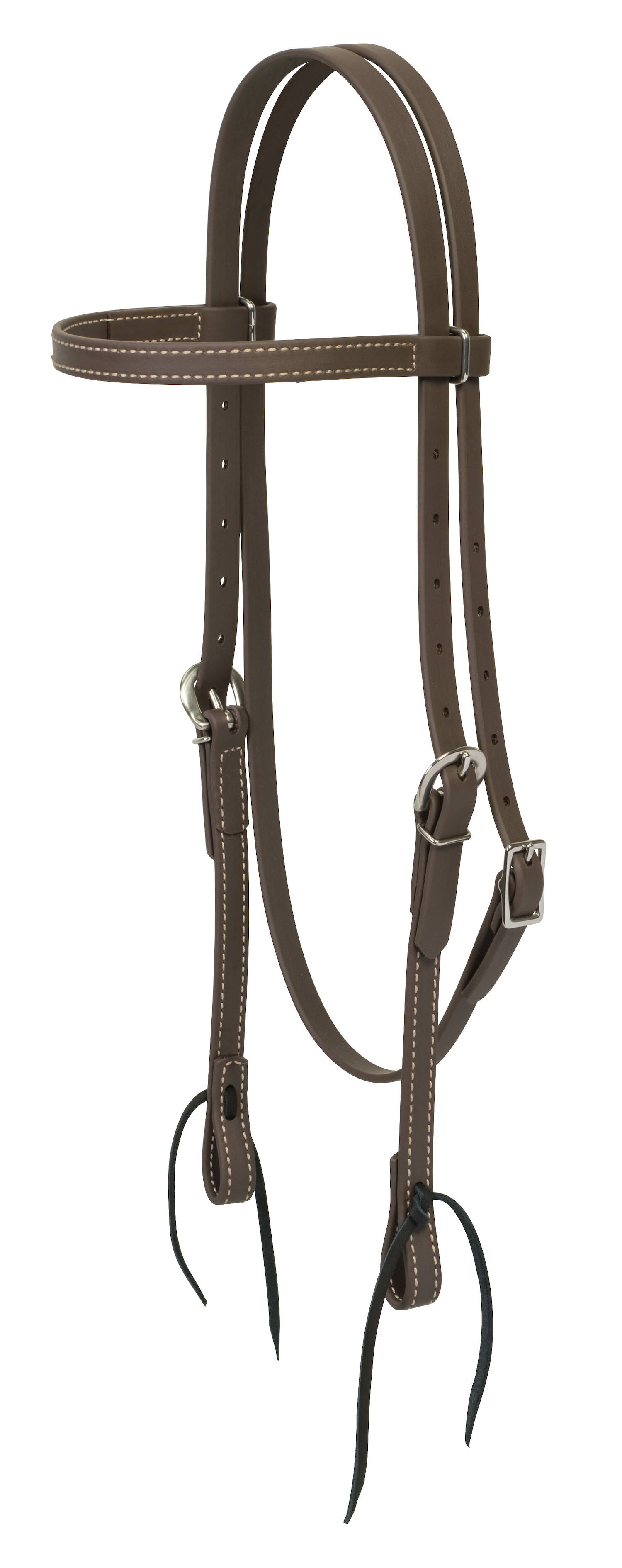 BROWN SYNTHETIC BROW HEADSTALL
