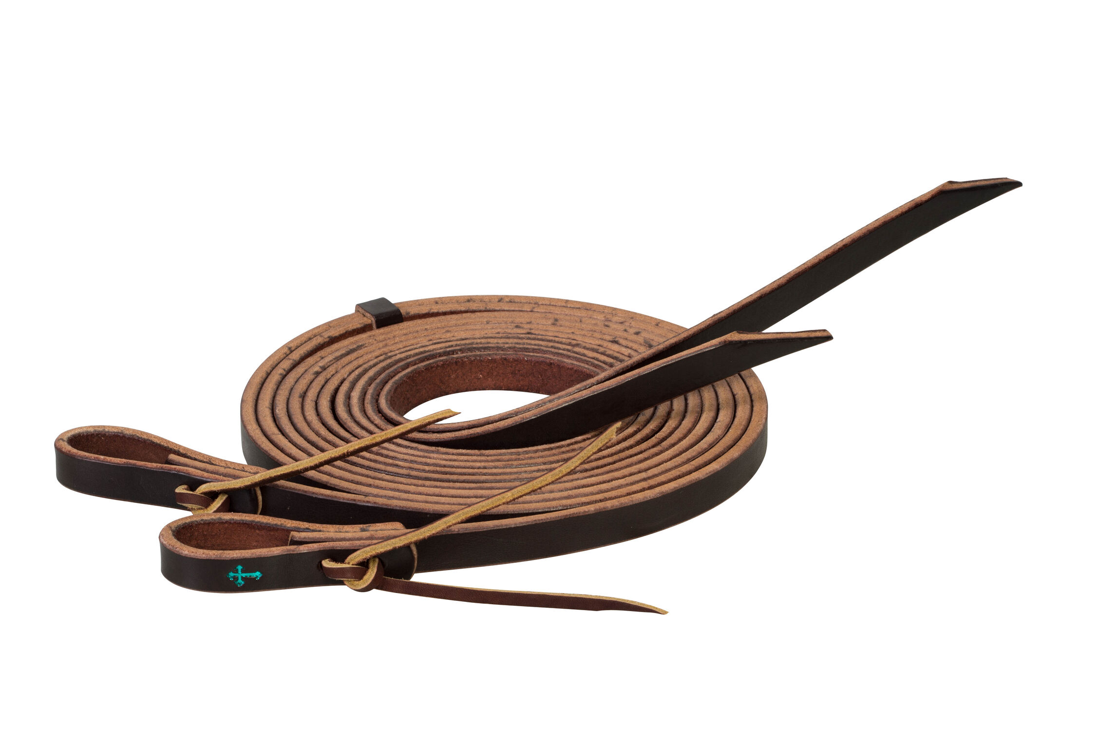 DRK OIL TURQ CROSS SPLIT REIN