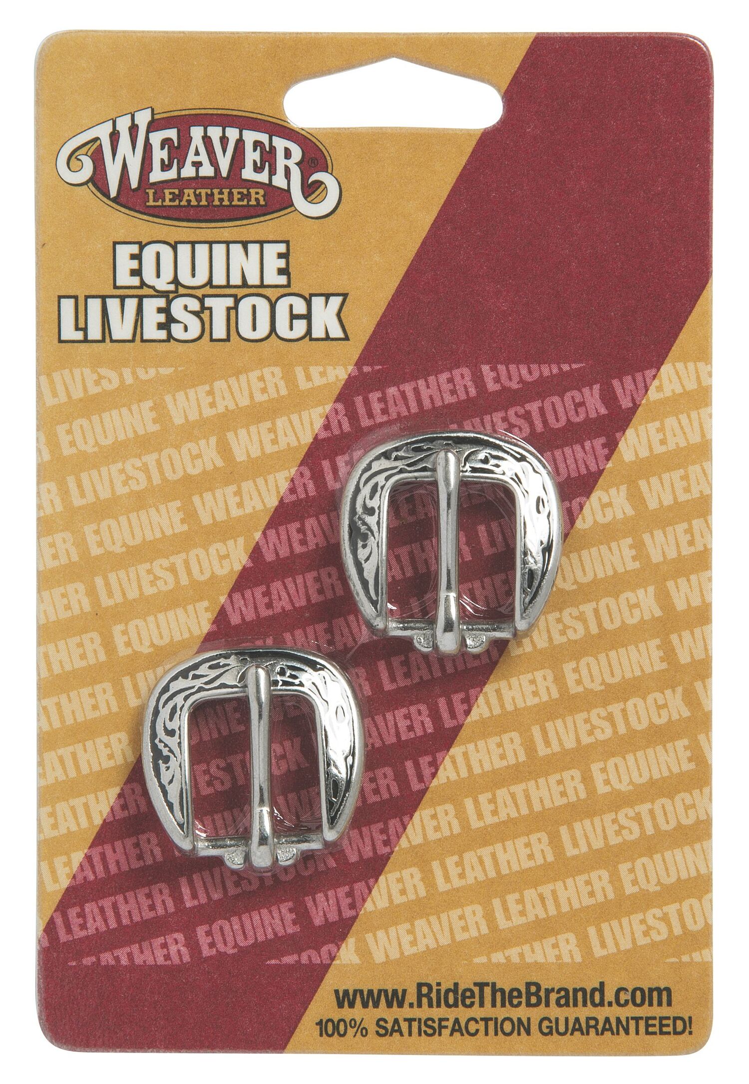 5/8"BS FLORAL BUCKLE