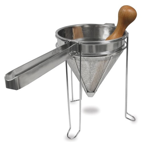 Stainless Steel Cone Strainer & Pestle Set