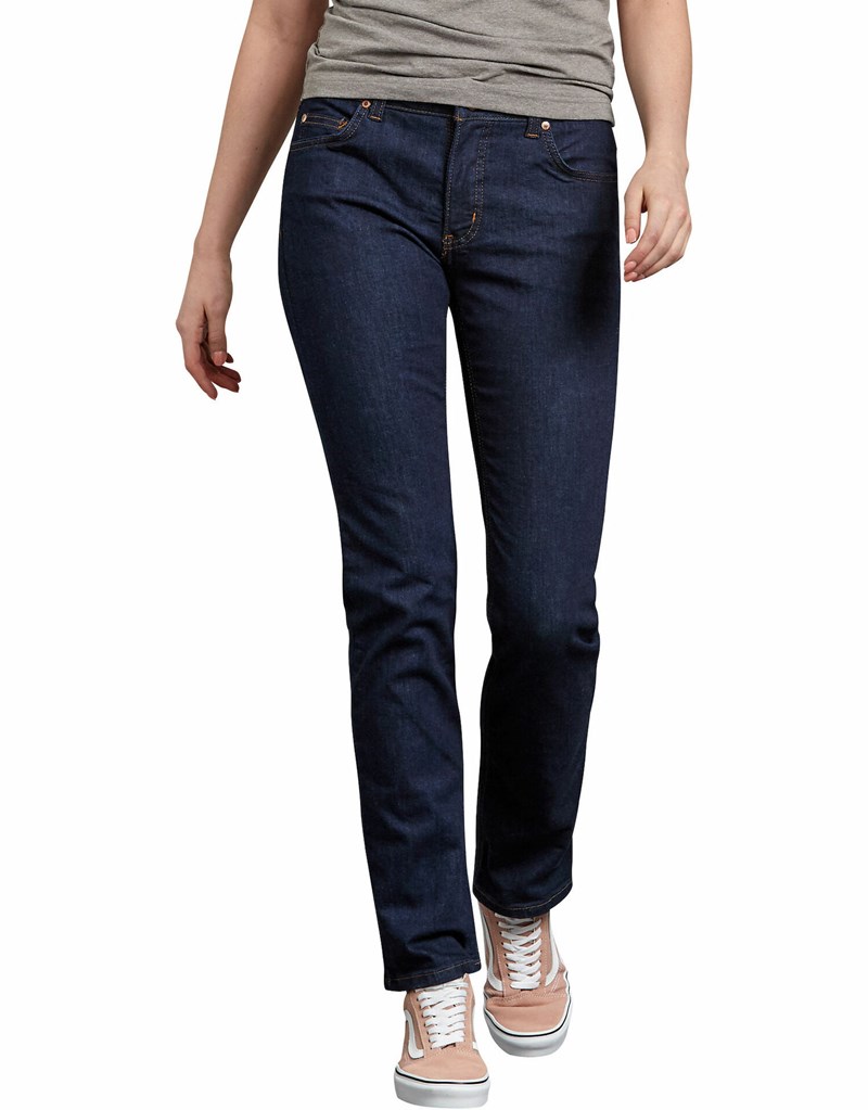 Perfect Shape Straight Leg Stretch Denim Jeans - Jeans/Pants & Shorts | Dickies | Coastal Country
