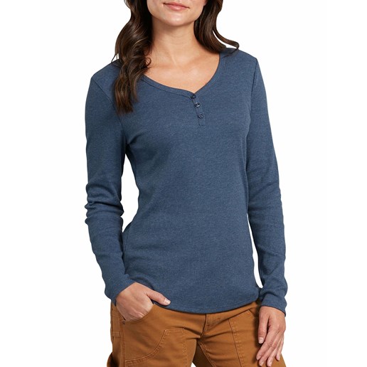 Women's Long Sleeve Henley Shirt