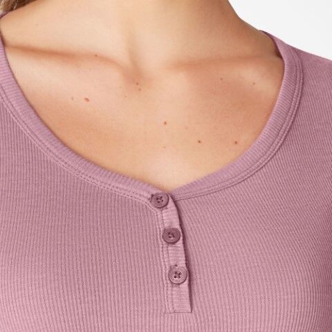 Dickies Women's Henley Long Sleeve Shirt