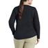 Women's Plus Long Sleeve Henley Shirt