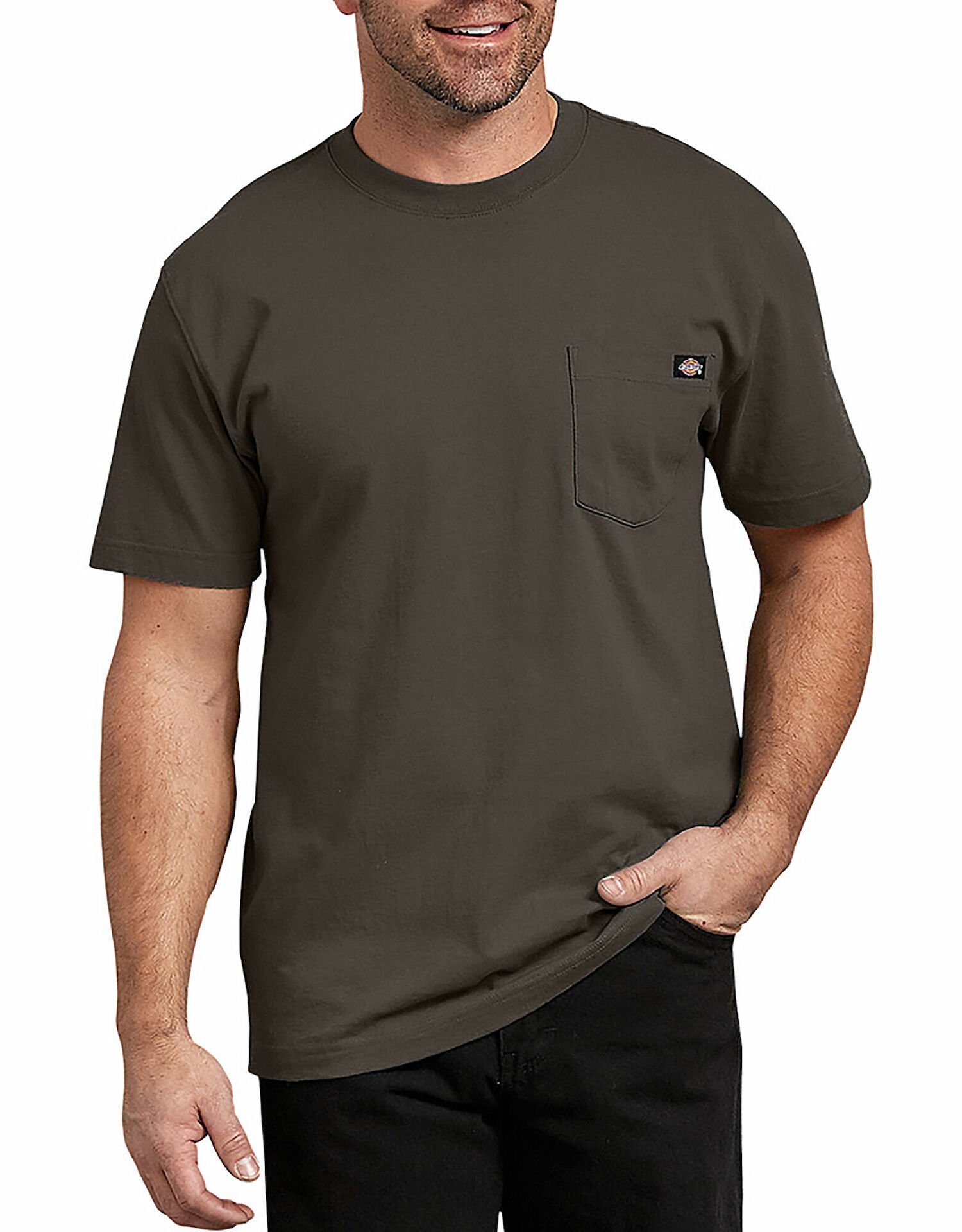 Dickie Men's Heavyweight Short Sleeve Pocket T-Shirt