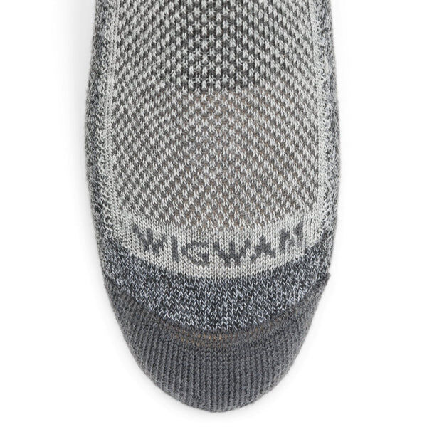Wigwam Men's Cool-Lite Hiker Crew Midweight Sock in Grey/Charcoal