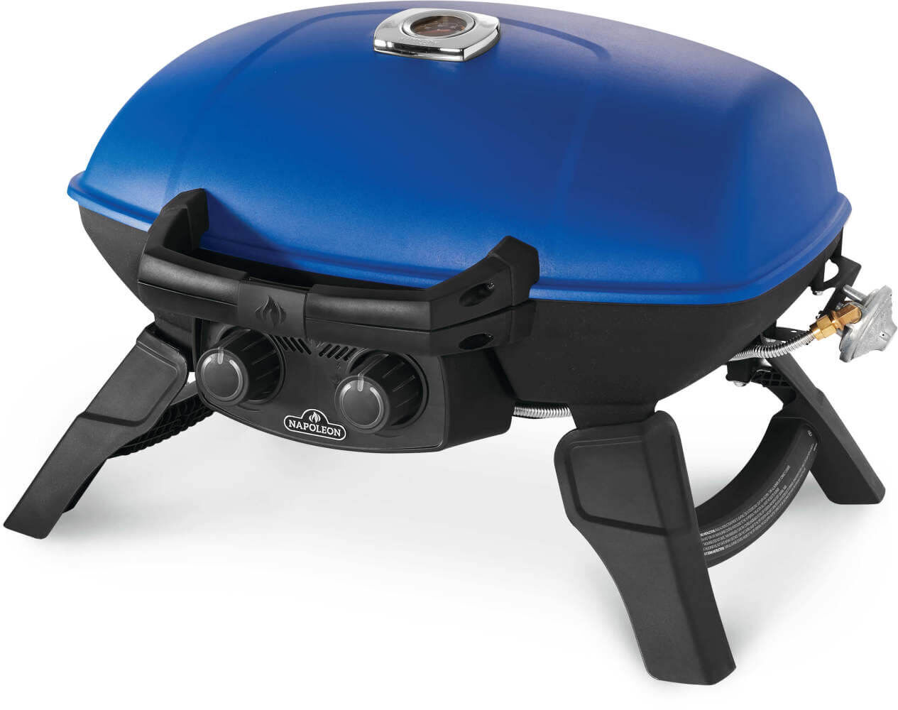 Napoleon TravelQ 285 Blue 2-Burner Portable Propane Grill