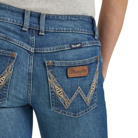 Wrangler Women's Low Rise Retro Sadie Trouser Jean in Faithlyn