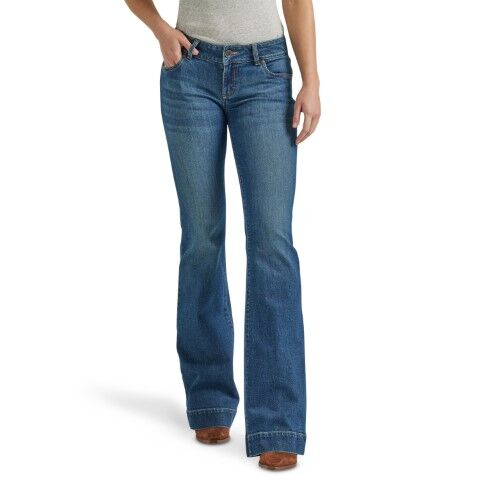 Wrangler Women's Low Rise Retro Sadie Trouser Jean in Faithlyn