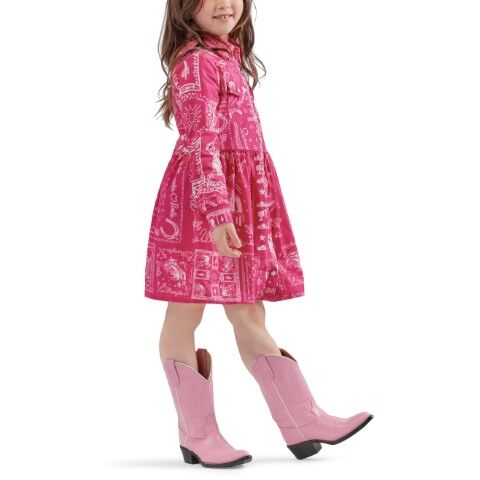 Wrangler Girl's Wrangler X Barbie Shirt Dress