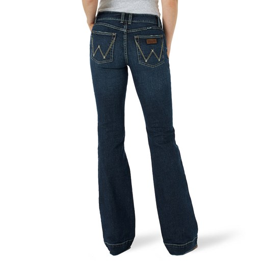 Wrangler® Women's Retro® Mae Mid Rise Trouser Jean in Samantha