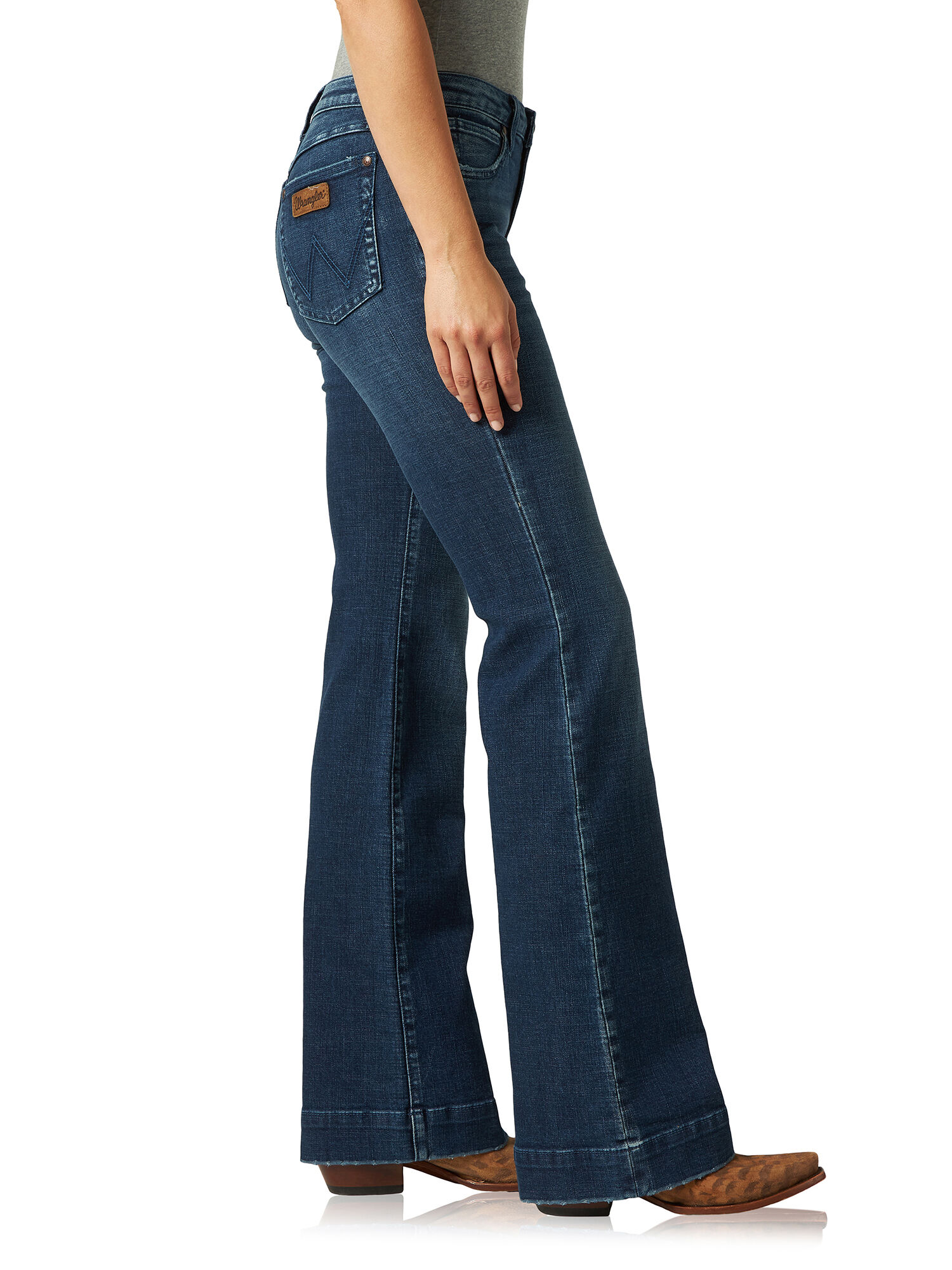 Wrangler Women's Retro Mae Wide Leg Trouser Jean