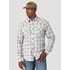 Wrangler® Men's Retro® Long Sleeve Western Plaid Snap Shirt in Brown