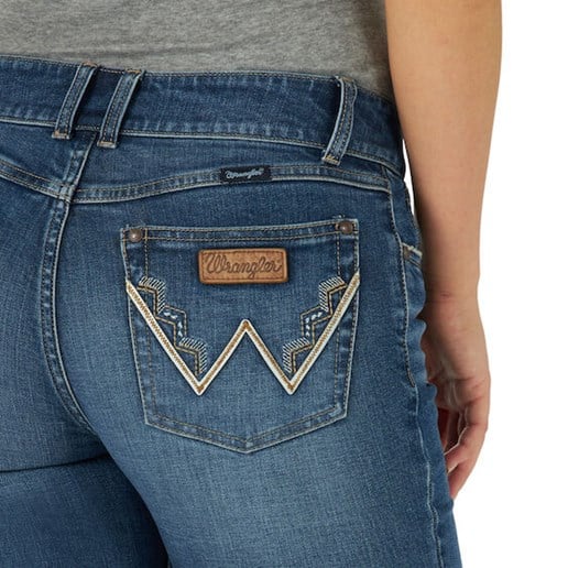 Wrangler® Women's Retro® Mae Mid Rise Boot Cut Jean in Kasey