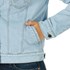 Wrangler® Women's Retro® Western Sherpa Lined Denim Button Jacket in Bleached Denim