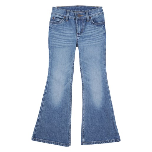 Wrangler® Western Girl's Flare Jean in Light Denim