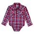 Wrangler® Western Baby Boy Bodysuit in Red Plaid