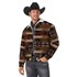 Wrangler® Men's Jacquard Sherpa Lined Jacket in Pecan Pie