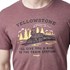 Wrangler® Men's Yellowstone A Ride to the Train Station T-Shirt in Burgundy