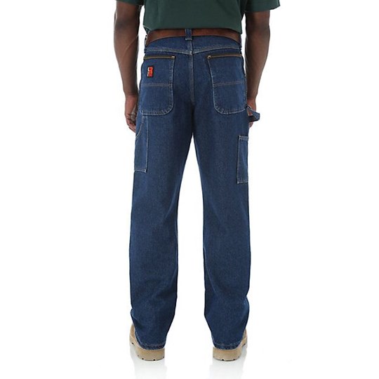 Wrangler Men's Riggs Workwear Antique Indigo Carpenter Jeans - 42x30