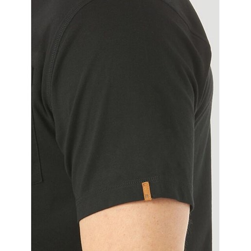 Wrangler® Riggs Workwear® Short Sleeve 1 Pocket Performance T-Shirt In Black