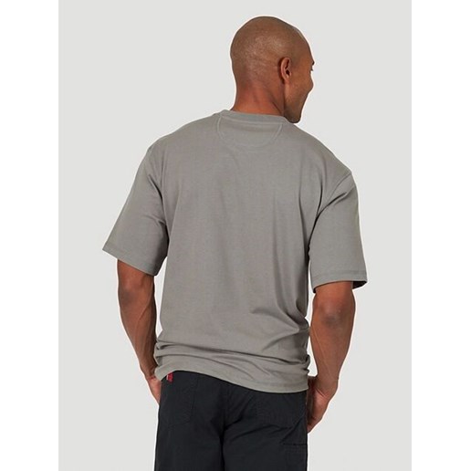 Wrangler® Riggs Workwear® Short Sleeve 1 Pocket Performance T-Shirt In Nickel