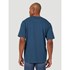 Wrangler® Riggs Workwear® Short Sleeve 1 Pocket Performance T-Shirt In Oxford Blue