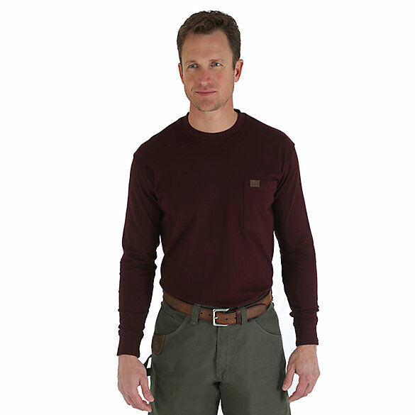 Wrangler RIGGS Workwear Long Sleeve Pocket T-Shirt