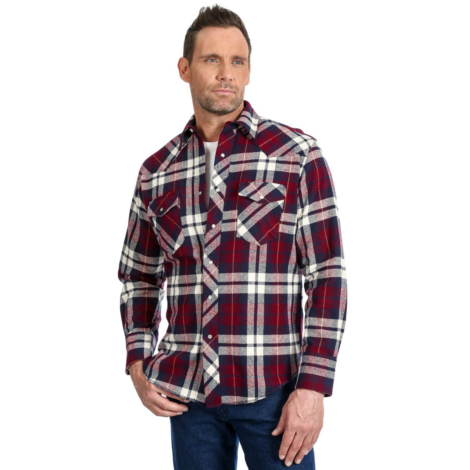 Mens Heavyweight Flannel Quilted Long Sleeve Shirt