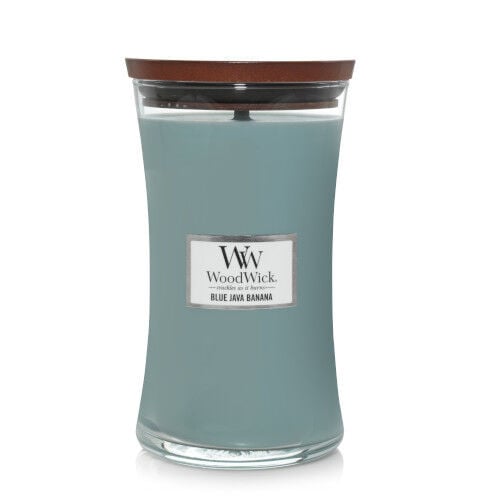 Blue Java Banana Large Hourglass Jar Scented Candle